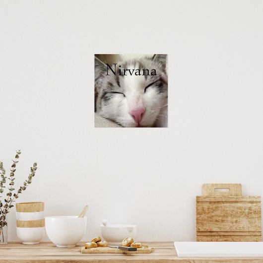 Nirvana Cat Poster (Keuken)