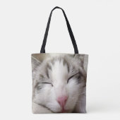 Nirvana Cat Tote Bag (Achterkant)