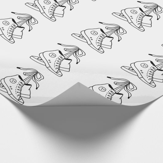 NIRVANA CONVERSE, CONVERSE, SNEAKERS, KUSTONTWERP CADEAUPAPIER (Hoek)