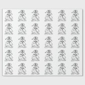 NIRVANA CONVERSE, CONVERSE, SNEAKERS, KUSTONTWERP CADEAUPAPIER (Vlak)