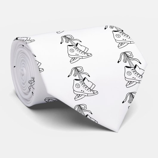 NIRVANA CONVERSE, CONVERSE, SNEAKERS, KUSTONTWERP STROPDAS (Opgerold)