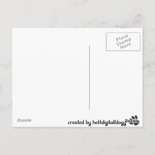 Nirvana.In een perfecte wereldpostkaart Briefkaart (Achterkant)