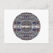 Nirvana.In een perfecte wereldpostkaart Briefkaart (Voorkant)