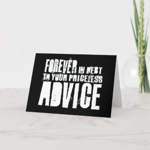 Nirvana Lyrics-begroetingskaart Bedankkaart