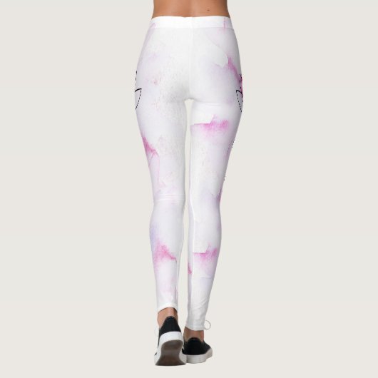 *~* Nirvana Moon Lotus Path to Verlichting Leggings (Achterkant)