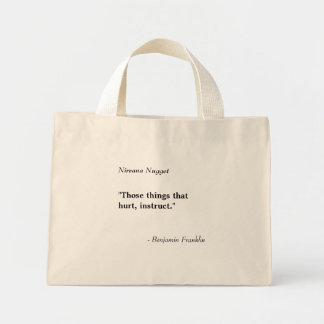 Nirvana Nugget - Bag Sjabloon Mini Tote Bag
