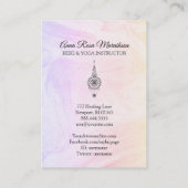 *~* Nirvana Pastel Ombre Marble Reiki Healing Visitekaartje (Achterkant)