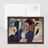 Nirvana portret van Meyer de Haan door gauguin Pau Briefkaart (Voorkant / Achterkant)