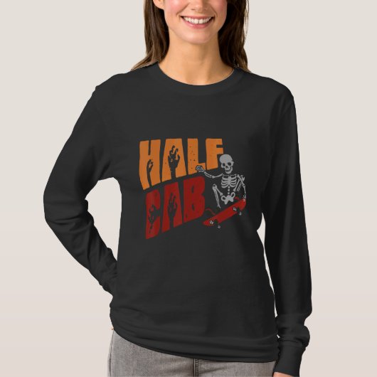 Nirvana skateboard van de halve cabine t-shirt (Voorkant)