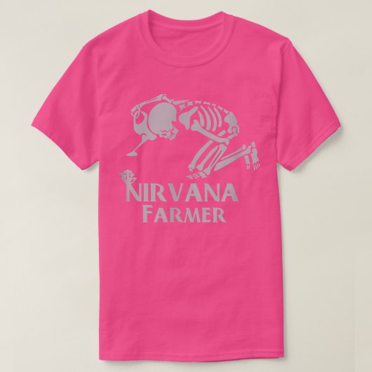 nirvana Skeleton Farmer T-shirt (Design voorkant)