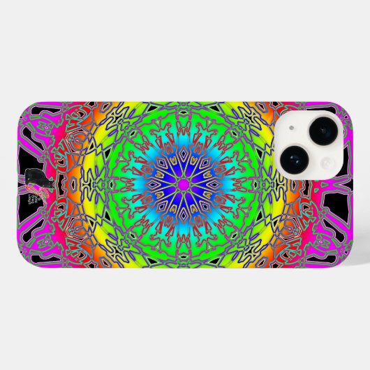 Nirvana Spectra Glyph Case-Mate iPhone Case (Achterkant (horizontaal))