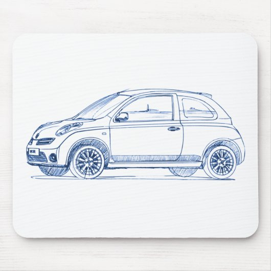 Nis Micra 2008 Muismat (Voorkant)