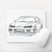 Nis Silvia S15 1999 Muismat (Met muis)