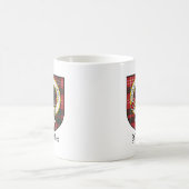 Nisbet Clan Crest Badge Tartan Koffiemok (Center)