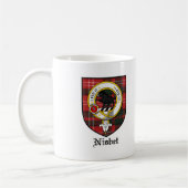 Nisbet Clan Crest Badge Tartan Koffiemok (Links)
