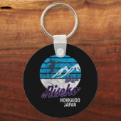 Niseko Hokkaido-eiland Japan Ski-resort Snowboarde Sleutelhanger (Voorkant)