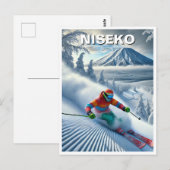 Niseko Japan Hokkaido Skiën Briefkaart (Voorkant / Achterkant)