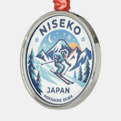 Niseko Japan Metalen Ornament (Links)