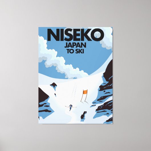 Niseko Japan ski print (Voorkant)