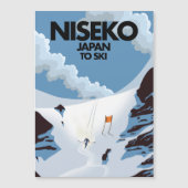 Niseko Japan ski print (Voorkant)