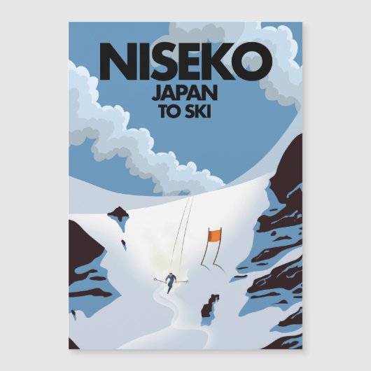 Niseko Japan ski print (Voorkant)