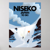 Niseko Japan ski print (Voorkant)