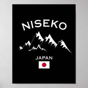 Niseko Japan Ski Resort Hokkaido Japanse Berg Poster