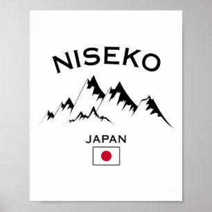 Niseko Japan Ski Resort Hokkaido Japanse Berg Poster
