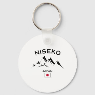 Niseko Japan Ski Resort Hokkaido Japanse Berg Sleutelhanger