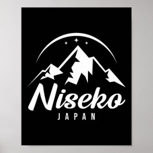 Niseko Japan Ski Resort Skiën Snowboarding Poster