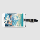 Niseko Japan Winterreizen Bagagelabel (Voorkant (horizontaal))