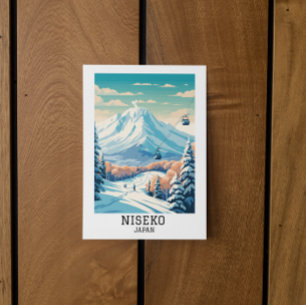 Niseko Japan Winterreizen Briefkaart