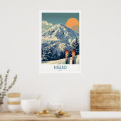 Niseko Muur Kunst Ski Poster 1 (Keuken)