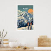 Niseko Muur Kunst Ski Print 1 (Keuken)