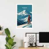 Niseko Muurkunst Japan Ski Poster 1 (Thuiskantoor)