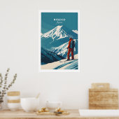Niseko Muurkunst Japan Ski Poster 1 (Keuken)