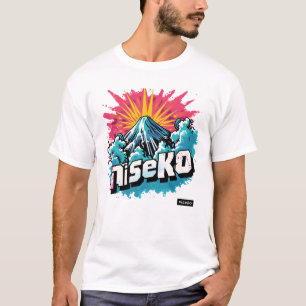 Niseko Retro Ski Blast - Hip Winter Resort T-shirt