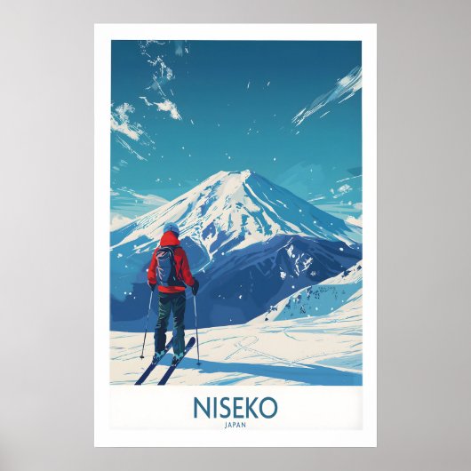 Niseko Ski-poster - Japan 1 Poster (Voorkant)