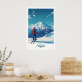 Niseko Ski-poster - Japan 1 Poster (Keuken)