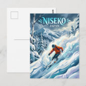 Niseko Ski Resort Japan Briefkaart (Voorkant / Achterkant)