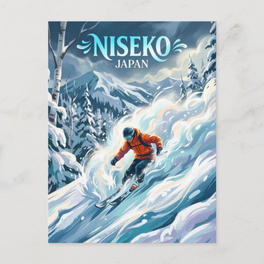 Niseko Ski Resort Japan Briefkaart (Voorkant)