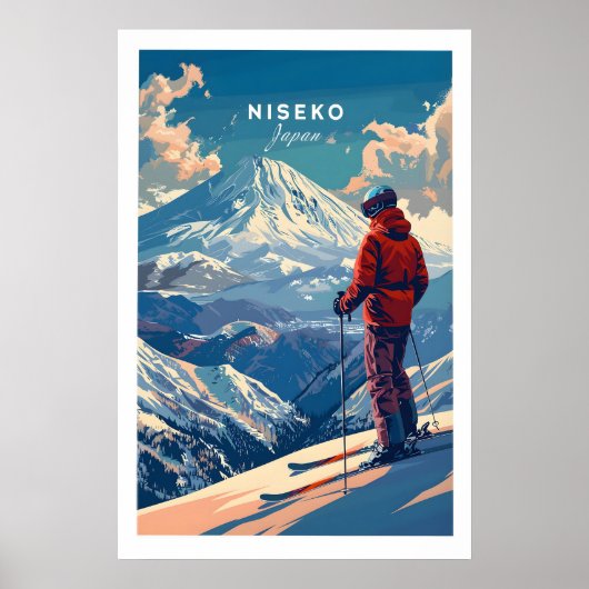 Niseko Wandkunst - Japan 1 Poster (Voorkant)