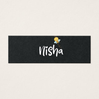 nisha mini visitekaartjes