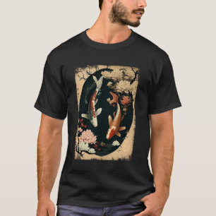 Nishikigoi Koi Karper Vis Japanse Kunst Japan Kers T-shirt
