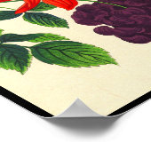 Nishimura Hodo Dahlias oosterse japanesbloemen Poster (Hoek)