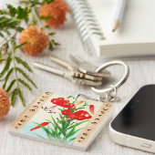 Nishimura Hodo Tiger Lilies shin hanga bloemen Sleutelhanger (Voorkant Rechts)