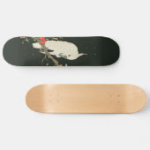 Nishimura White Cockatau Asian Art Print Skateboar Skateboard (Horizontaal)