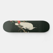Nishimura White Cockatau Asian Art Print Skateboar Skateboard (Horizontaal)