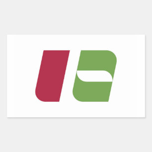 Nishinomiya City flag Hyogo prefecture japan symb  Rechthoekige Sticker