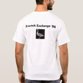 Niskayuna French Exchange 2.0 (met gans!) T-shirt (Achterkant)